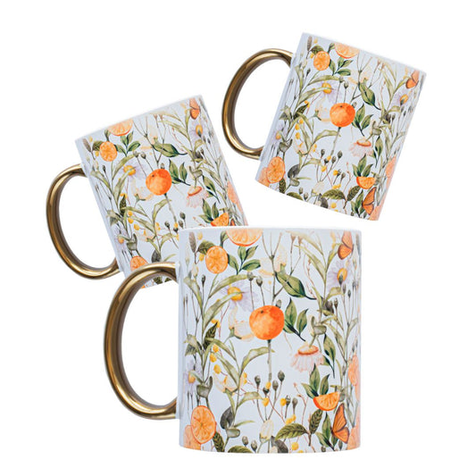 Pack 3 Tazones Ilustrados Naranjas