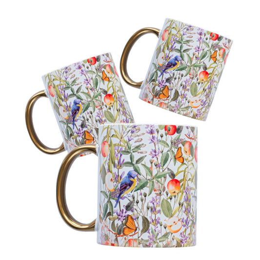 Pack 3 Tazones Ilustrados Pajaritos
