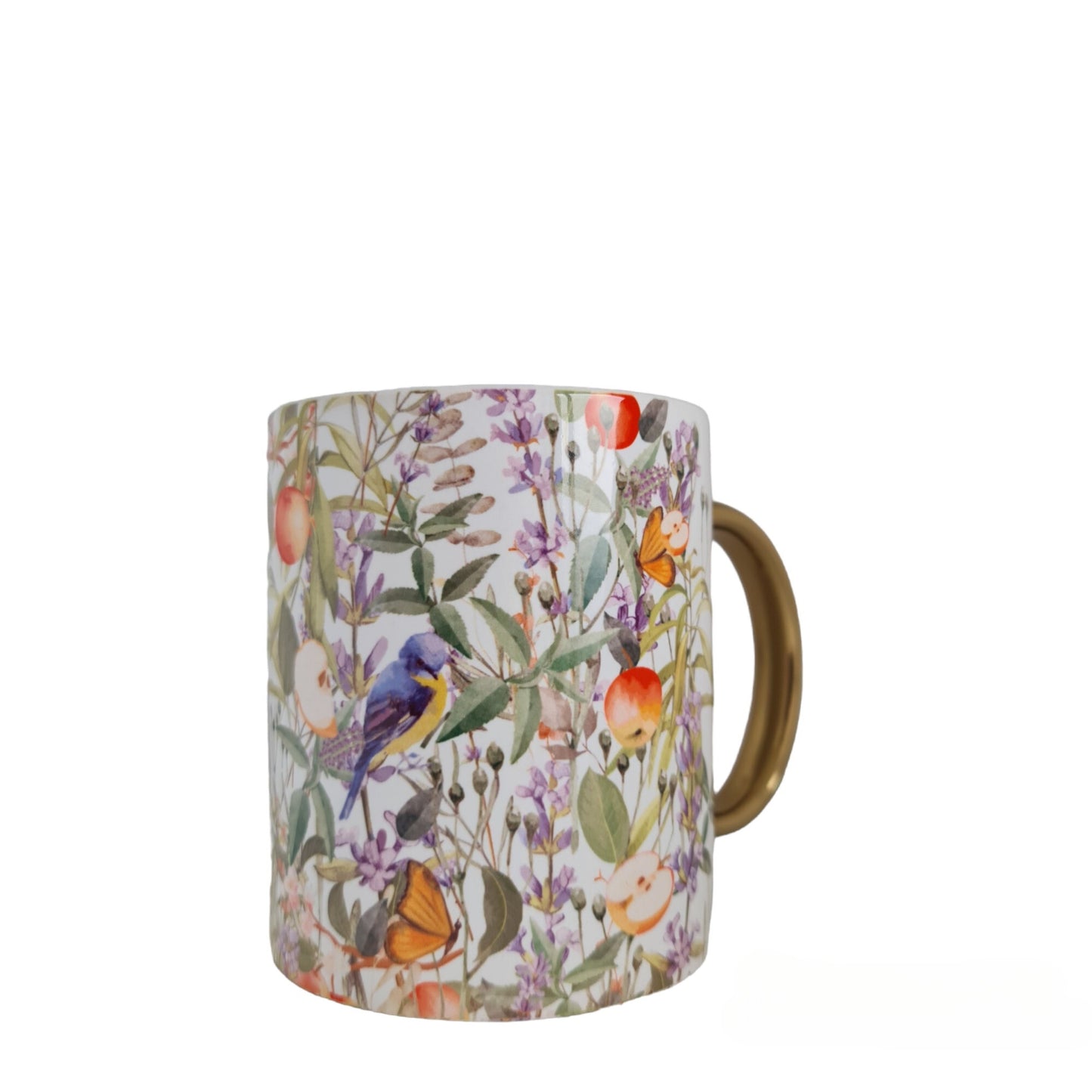 Tazón Ilustrado Pajaritos de Flor de Té