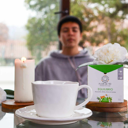 EQUILIBRIO - Infusión de Manzanilla, Melisa, Menta y Naranja.
