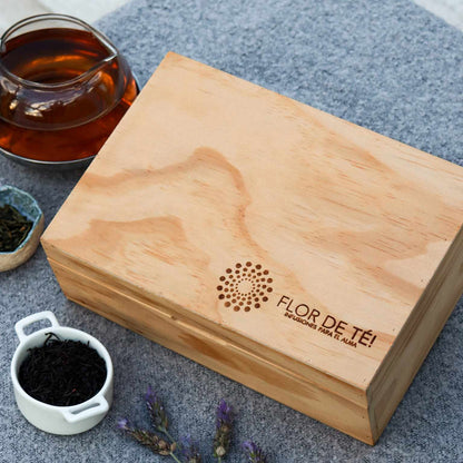 Caja de Madera Flor de Té