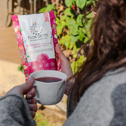 Infusión fría en polvo: Rosa de Jamaica y Manzana