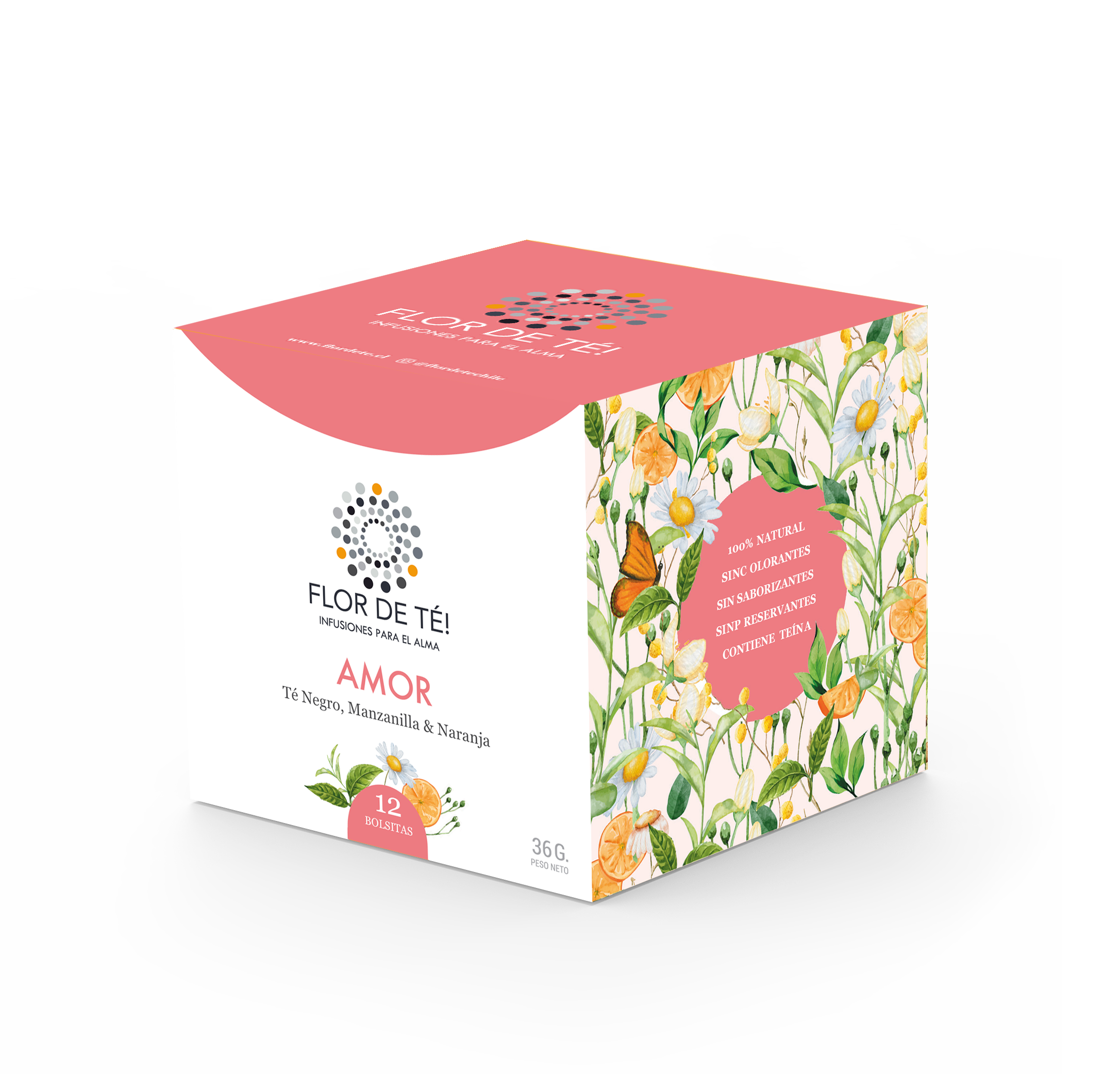 AMOR - Té Negro, Manzanilla y Naranja.