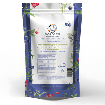 Infusión fría en polvo: Té Negro y Berries