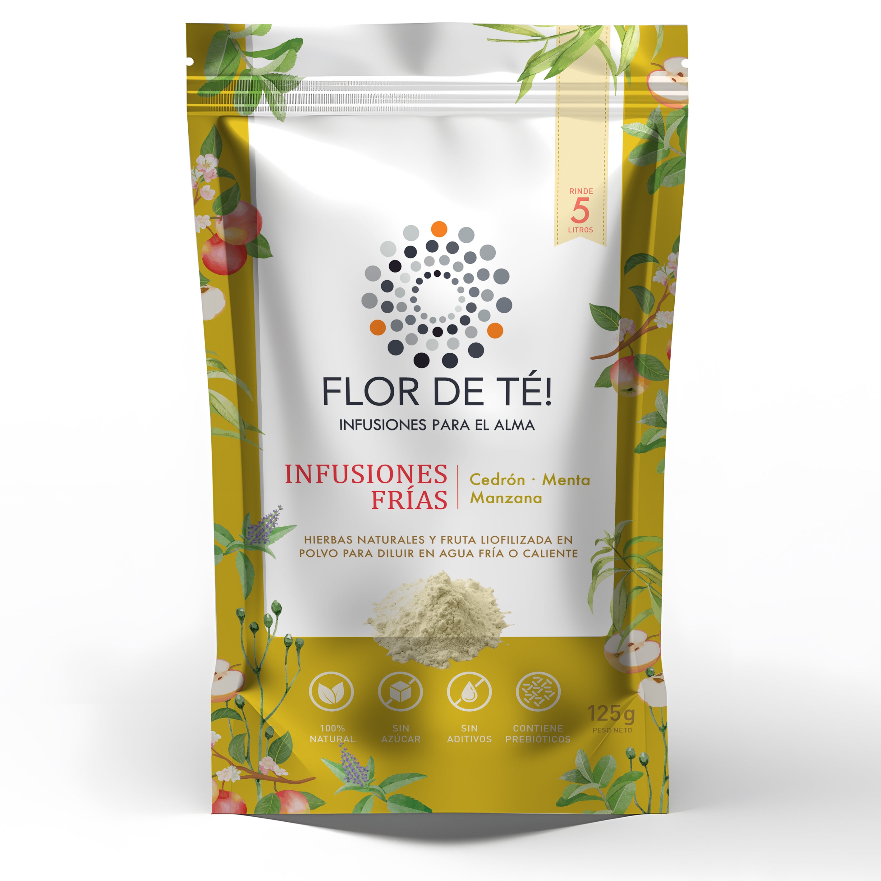 Infusión fría en polvo: Cedrón, Menta y Manzana