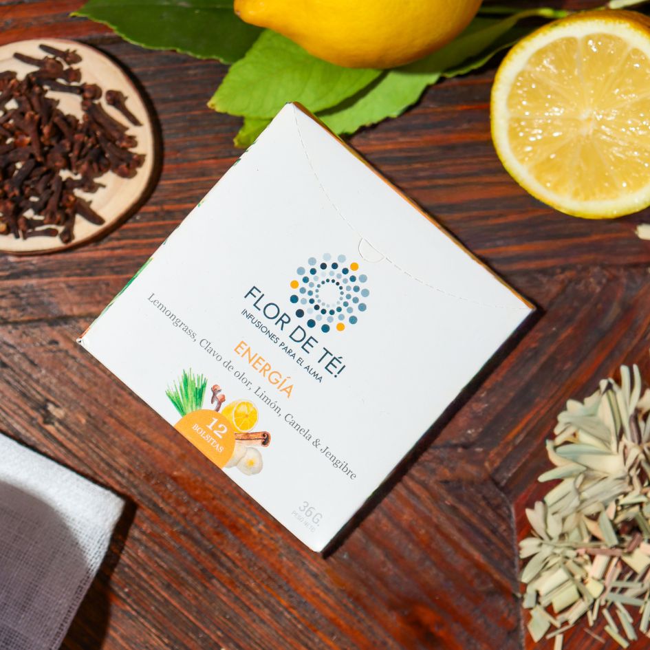 ENERGÍA - Infusión de Lemongrass, Clavo de olor, Limón, Canela y Jengibre.
