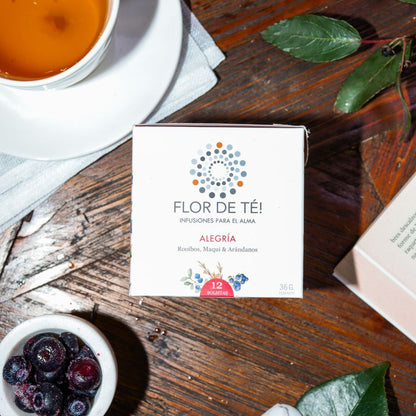 ALEGRÍA - Infusión de Rooibos, Maqui y Arándanos.
